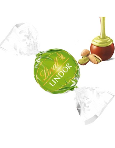 Bombones Lindor Pistacho 2Kg (160Uds) Lindt a granel