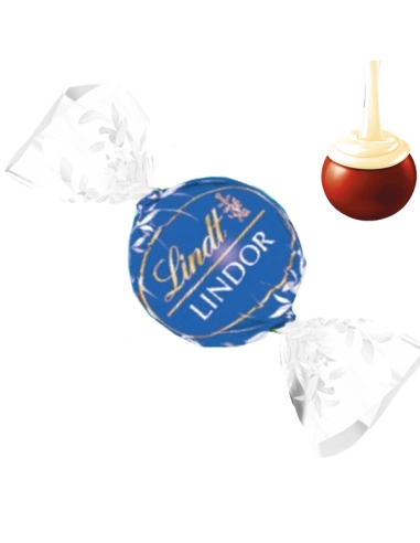 Bombones Lindor Chocolate Leche y Blanco 2Kg (160Uds) Lindt