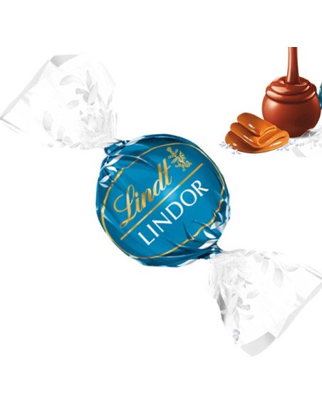 Bombones Lindor Caramelo Con Sal 2Kg (160Uds) Lindt