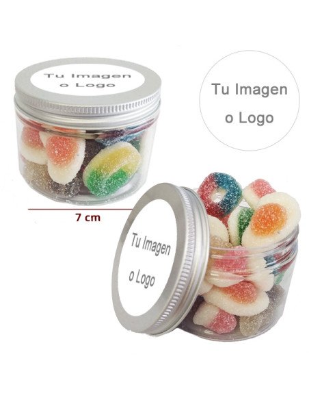 Tarro Mini Chuches Pica 130Gr Personalizadas Logo