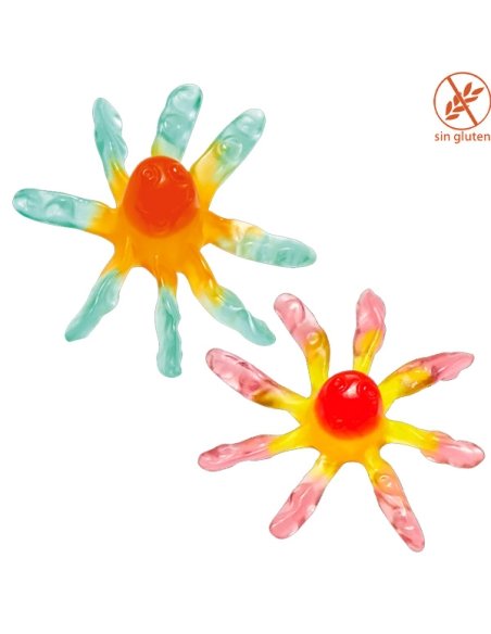 Chuches Pulpos Brillo goma 1Kg Trolli Golosinas