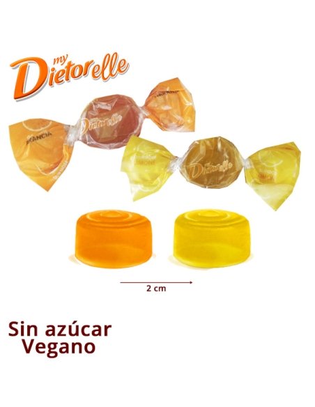 Dietorelle Naranja y Limón Caramelo Goma 800Gr (215uds aprox)