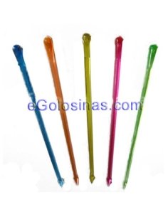 Palillos Plasticos Colores 500Uds