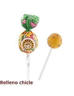 Chupa Sweet Pips Tropical Gum 45uds Caramelos Cerdán