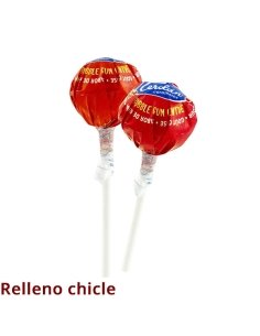 Chupa Cereza con Chicle 100uds Caramelos Cerdán