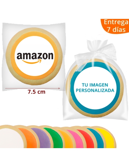 Galletas Redondas Lisas Personalizadas 7.5Cm