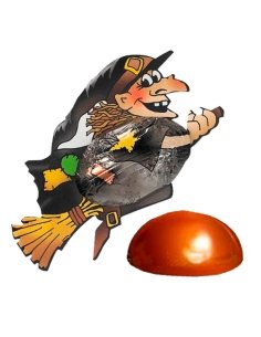 Brujas Halloween de chocolate 40uds
