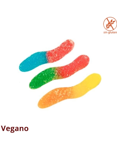 Chuches Veganas Gusano Azúcar 1Kg Damel Golosinas