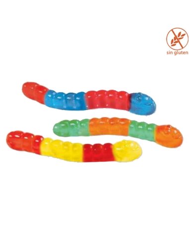 Gusanos Brillo goma 250uds Fini Golosinas