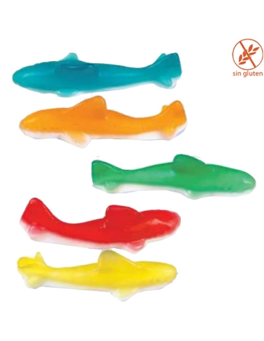 Tiburones brillo goma 1Kg Fini Golosinas