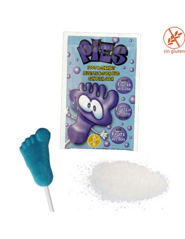 Sobres Pica pica Frutos Bosque Pintalenguas 40uds Caramelos Cerdán