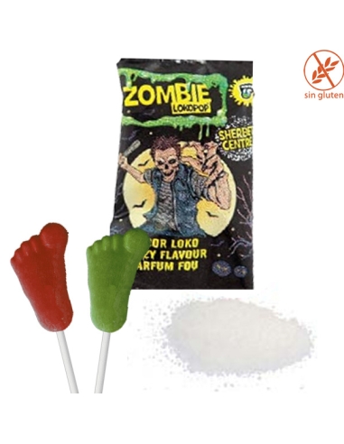 Sobres Pica pica Halloween Zombie 40uds Caramelos Cerdán