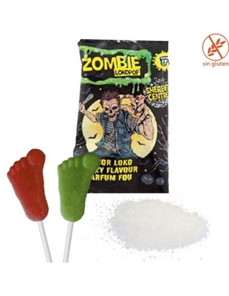 Sobres Pica pica Halloween Zombie 40uds Caramelos Cerdán