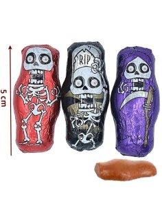 Esqueleto Halloween de Chocolate 125uds Sorini