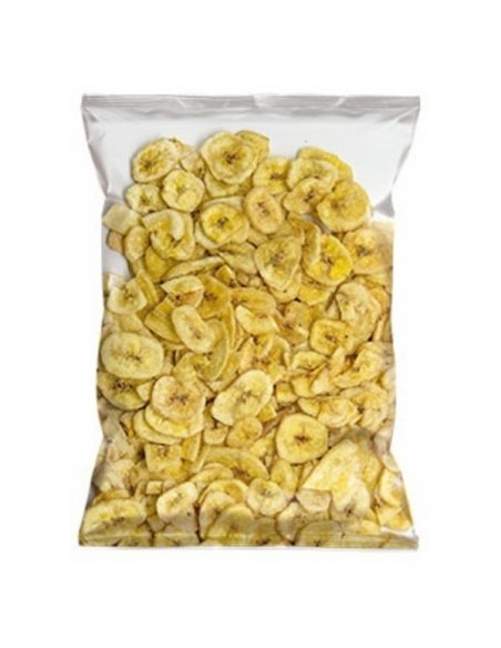 Fruta Deshidratada Banana frita chips 1Kg Frit Ravich a granel