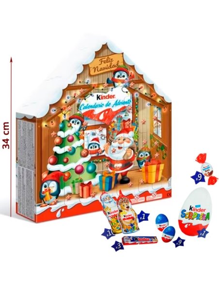 Calendario Adviento Casa Plana Kinder 184gr