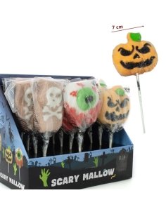 Pincho Scary Mallow Nube Halloween 12uds