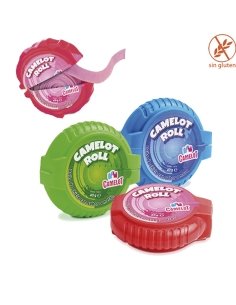 Chicle largo Camelot Roll 24uds InterDulces