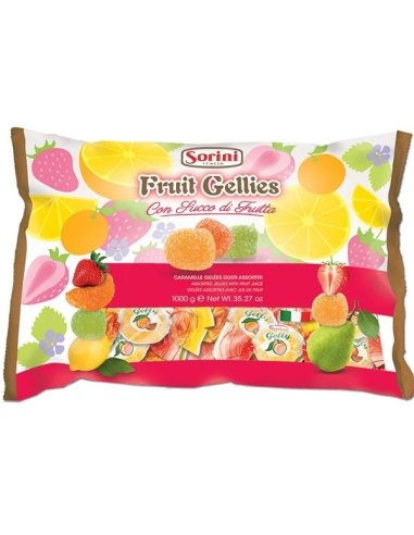 Gummy Fruit Gellies 1KG Sorini  (125uds aprox)