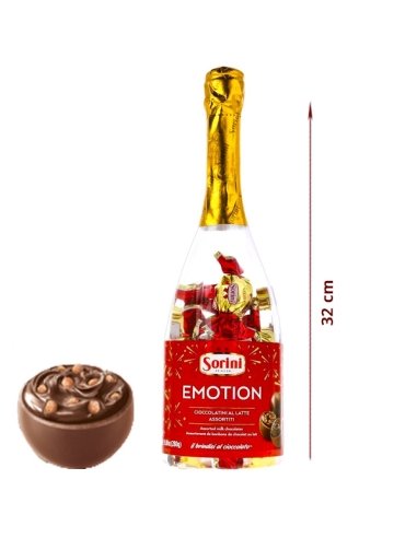 Botella Emotion Maxi Bombones 280gr Sorini