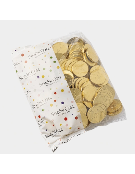 moneda chocolate mediana 36mm 200uds simoncoll en tienda online