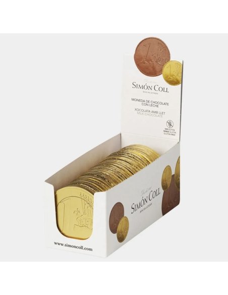 Medallón Chocolate Mediano 68mm 36ud Simón Coll