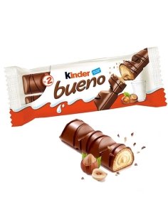 Kinder Bueno 2 Barras Chocolate 30uds