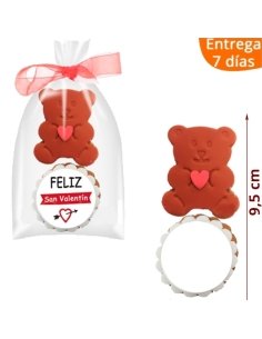 2 Galletas Oso Y Imagen Personalizables