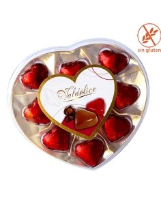 Caja Bombones Corazón Rojo 91gr Valdelice