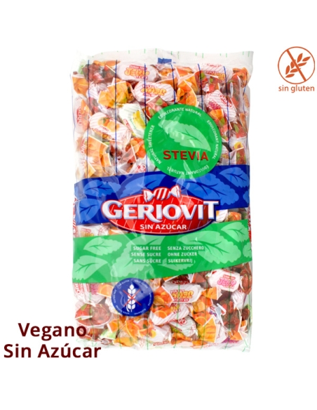 Caramelos Goma Jelly Stevia sin azúcar y veganos 1Kg Gerio