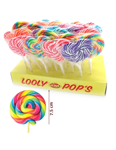 Piruletas Fantasía 40gr 36uds Gerio