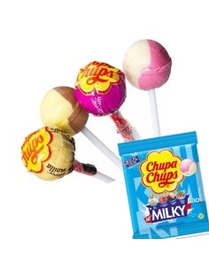 Chupa Chups Milky 10uds Bolsita