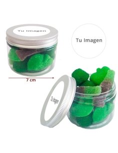 Tarro Chuches Verdes 120Gr Personalizadas Logo