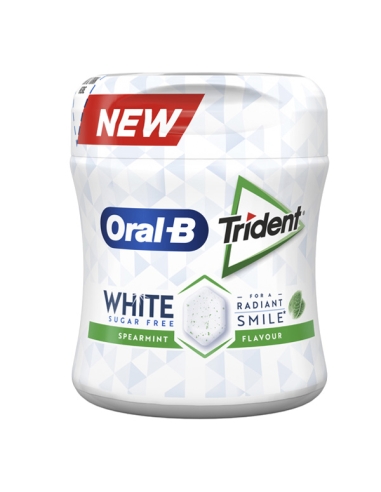 Bote Chicles Trident OralB White 50 chicles 6 Botes