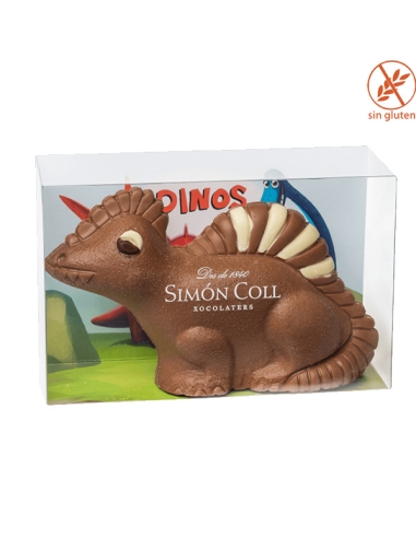 Mona Pascua Dinosaurio Pintada Chocolate 150Gr Simón Coll