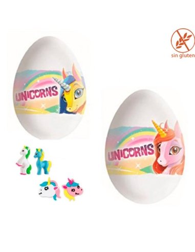 Huevo Chocolate Sorpresa Unicornio 24uds Zaini