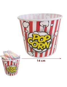 Bol Para Chuches Popcorn Rojo Grande