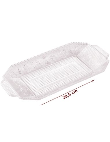 Bandeja Alargada 28.5 x 14.5cm para Mesas Chuches