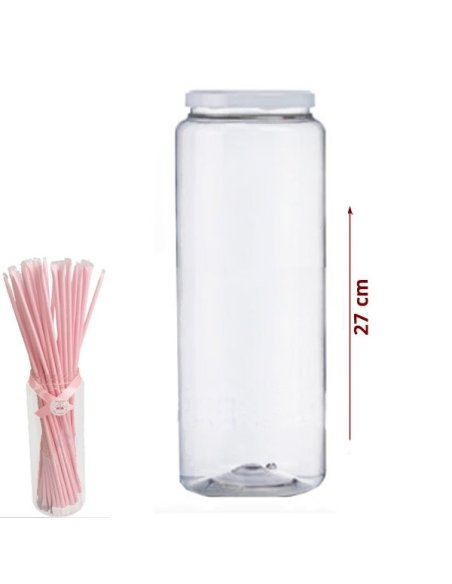 Tarro para Cañas Picapica Plástico Pet 1ud