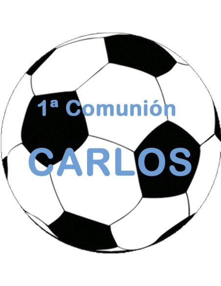 Mesa Chuches Comunión Fútbol Personalizada