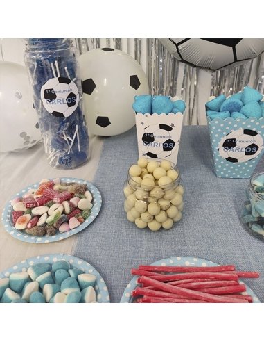 Mesa Chuches Comunión Fútbol Personalizada
