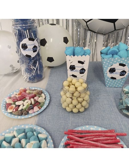 Mesa Chuches Comunión Fútbol Personalizada