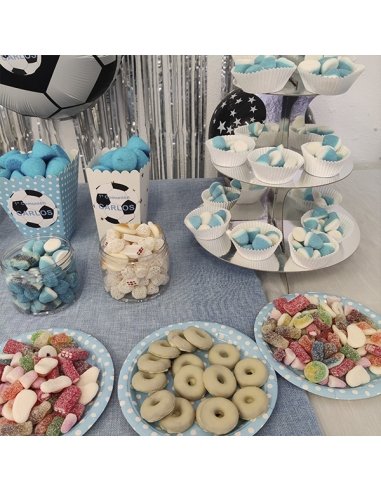 Mesa Chuches Comunión Fútbol Personalizada