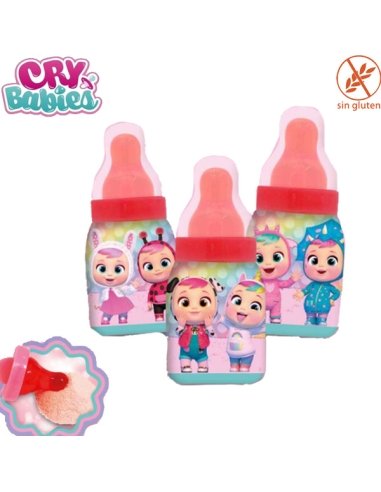 Biberón Bebés Llorones con pica y piruleta 24uds Cool Candies