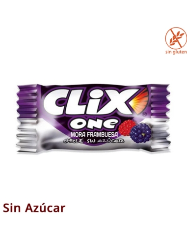 Chicle Clix One Mora y Frambuesa 200Uds