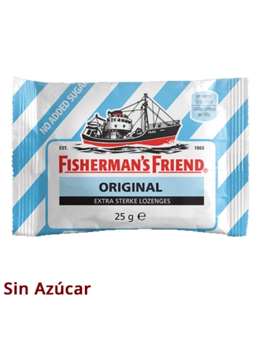 Caramelos Fisherman's Extra Fuerte 24uds Sin Azúcar