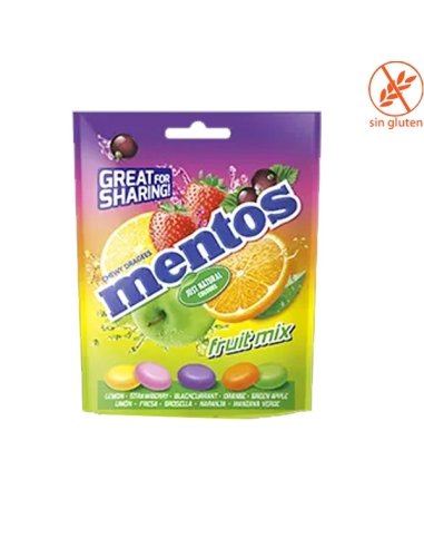 Caramelos Mentos Frutas Mix 160gr 7 Bolsitas