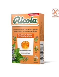 Caramelos Ricola Naranja Menta 50gr 10 cajitas