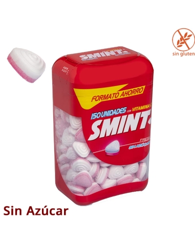 Caramelos Smint Mint XXL sabor Fresa 8 botes de 150uds
