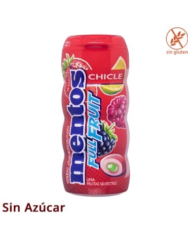 Mentos Chicle Frutas 15 chicles 10 Botes